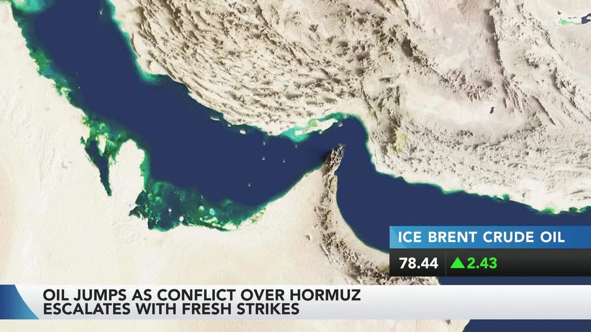 Oil Rallies as Conflict Over Hormuz Escalates With Fresh Strikes