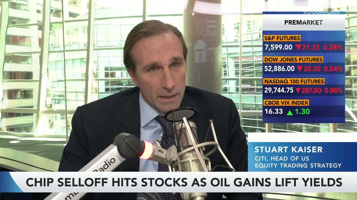 Tech Stocks Slide as Oil Climbs on Hormuz Standoff