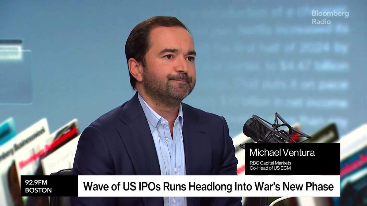 Wave of $15 Billion US IPOs Runs Headlong Into War’s New Phase