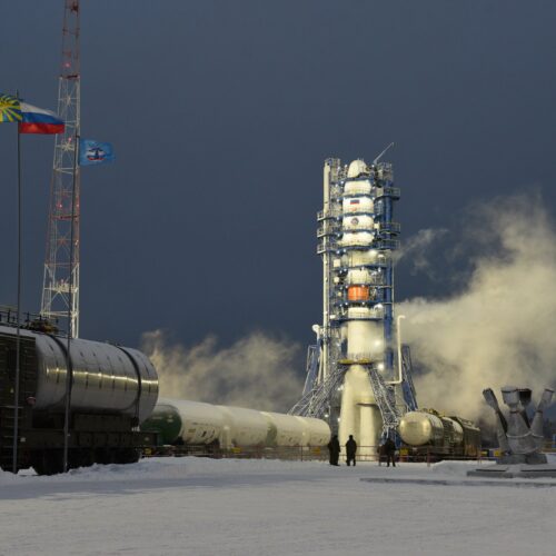 Russia cloaks launch schedule after spaceport falls in Ukraine's sights