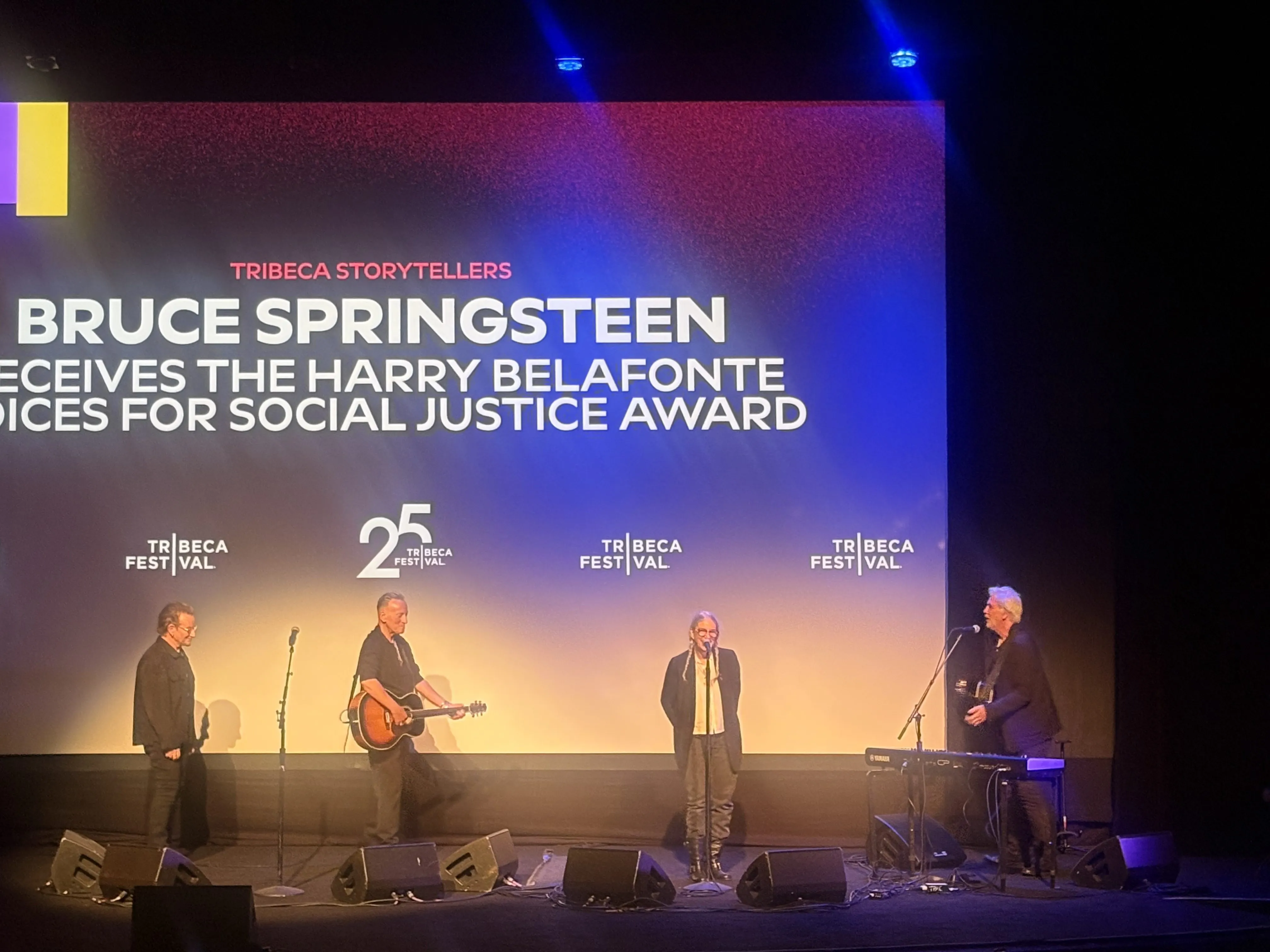 Bruce Springsteen Honored At Tribeca Festival, Rocks Out With Bono, Patti Smith In ‘People Have The Power’