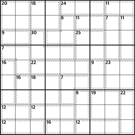 Killer sudoku 1,020