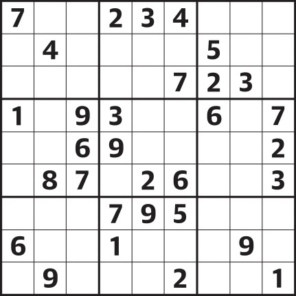 Sudoku 7,312 hard