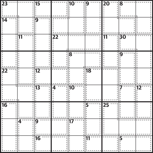 Killer sudoku 1,023