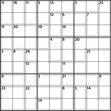 Killer sudoku 1,024