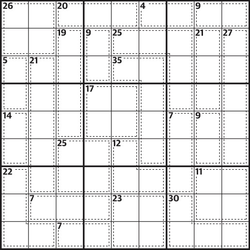 Killer sudoku 1,025