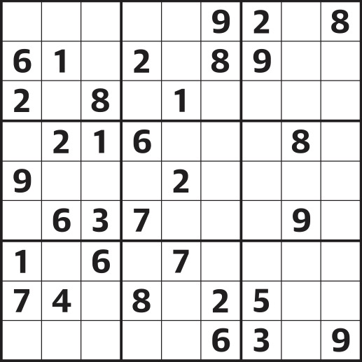 Sudoku 7,332 easy