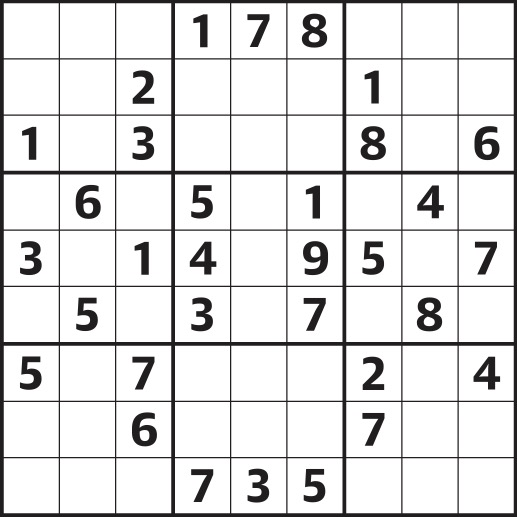 Sudoku 7,335 hard