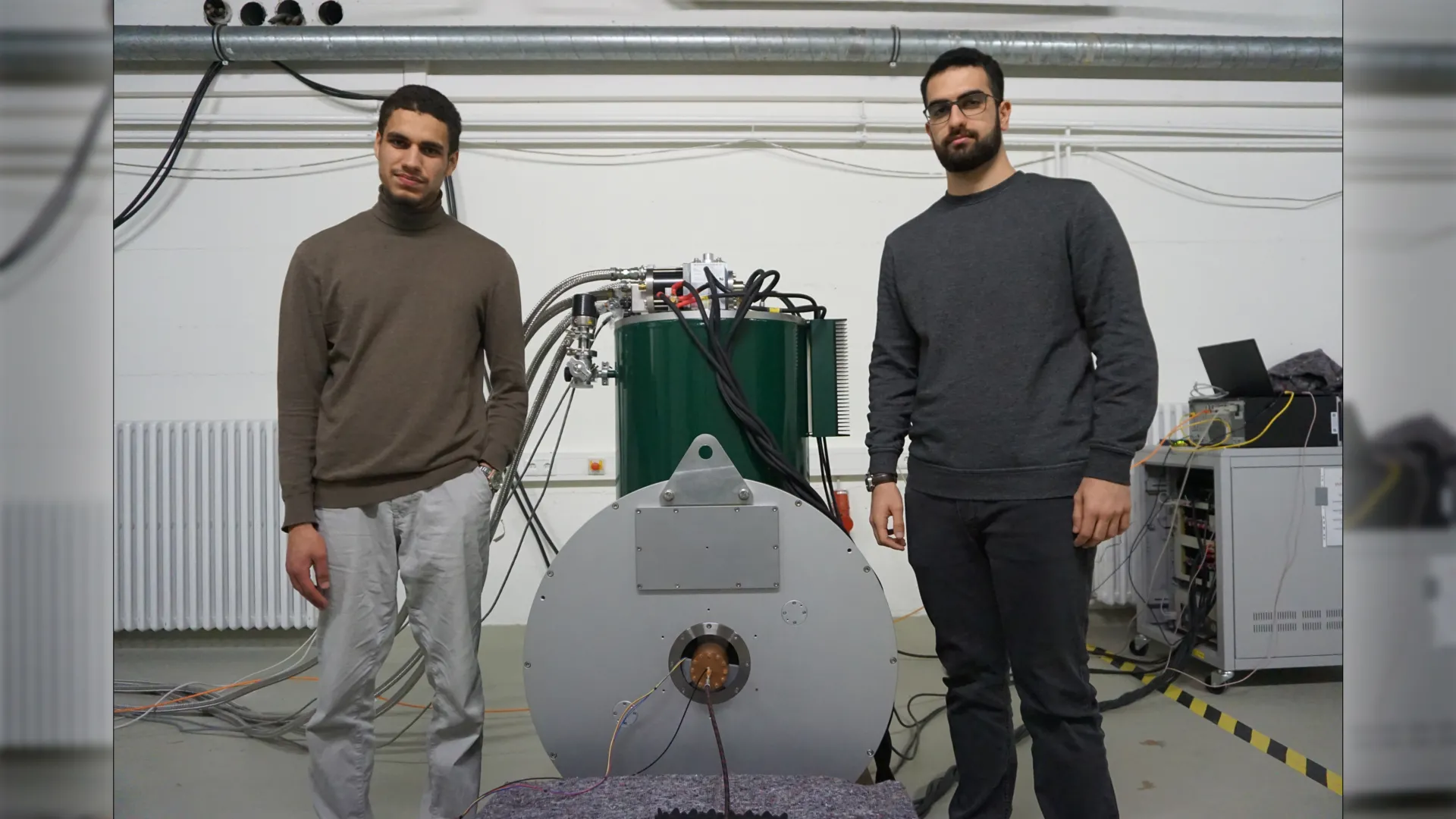 Students build a “cosmic radio” to listen for dark matter